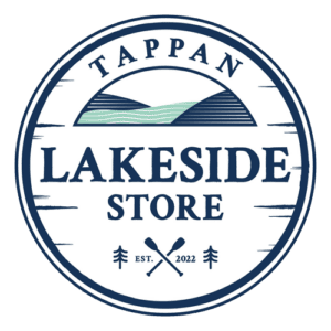 The logo for tappan lakeside store.